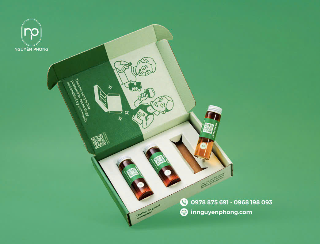 Hộp bồi giấy Ivory